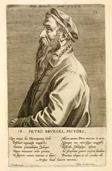 Ritratto di Pieter Brueghel il Vecchio (c.15278-69) pub. 1572
